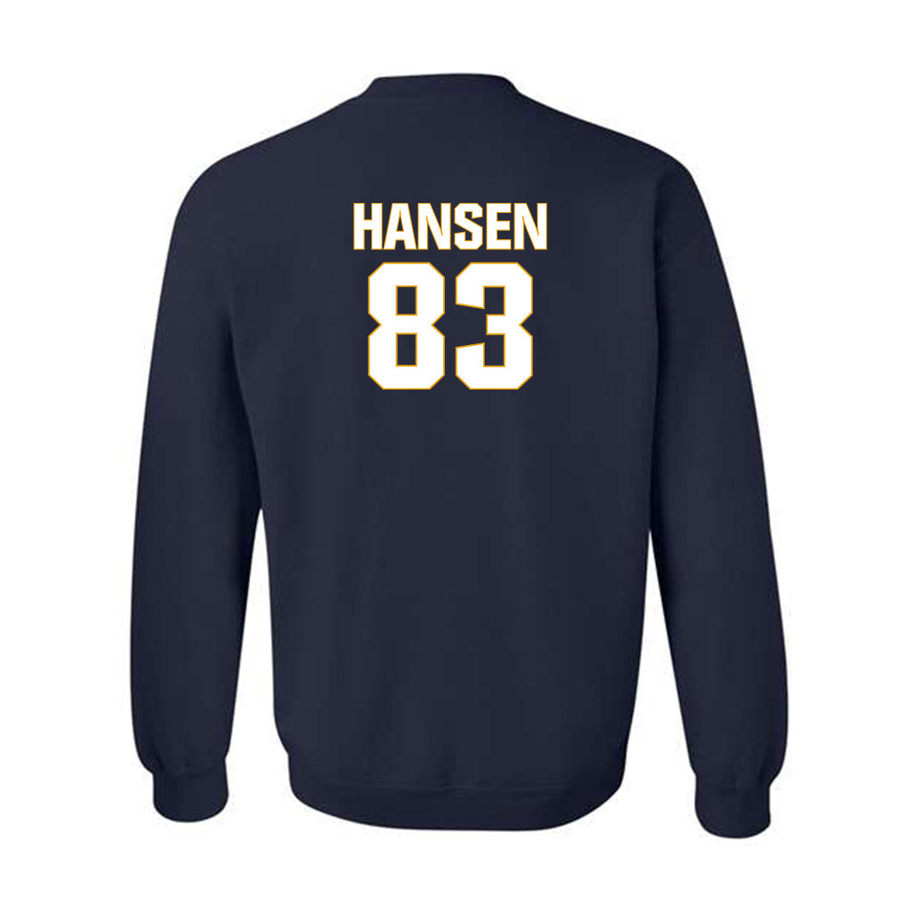 West Virginia - NCAA Football : Bryan Hansen - Fashion Shersey Crewneck Sweatshirt-1