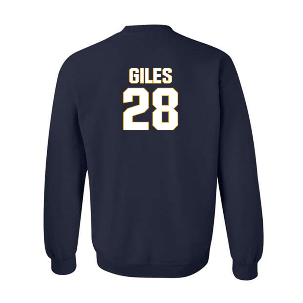 West Virginia - NCAA Football : Rickey Giles - Fashion Shersey Crewneck Sweatshirt-1