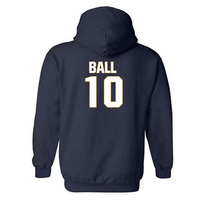 West Virginia - NCAA Football : Cam Ball - Fashion Shersey Hooded Sweatshirt-1
