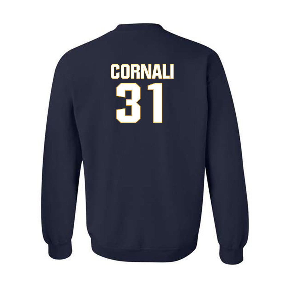 West Virginia - NCAA Football : Shane Cornali - Fashion Shersey Crewneck Sweatshirt-1