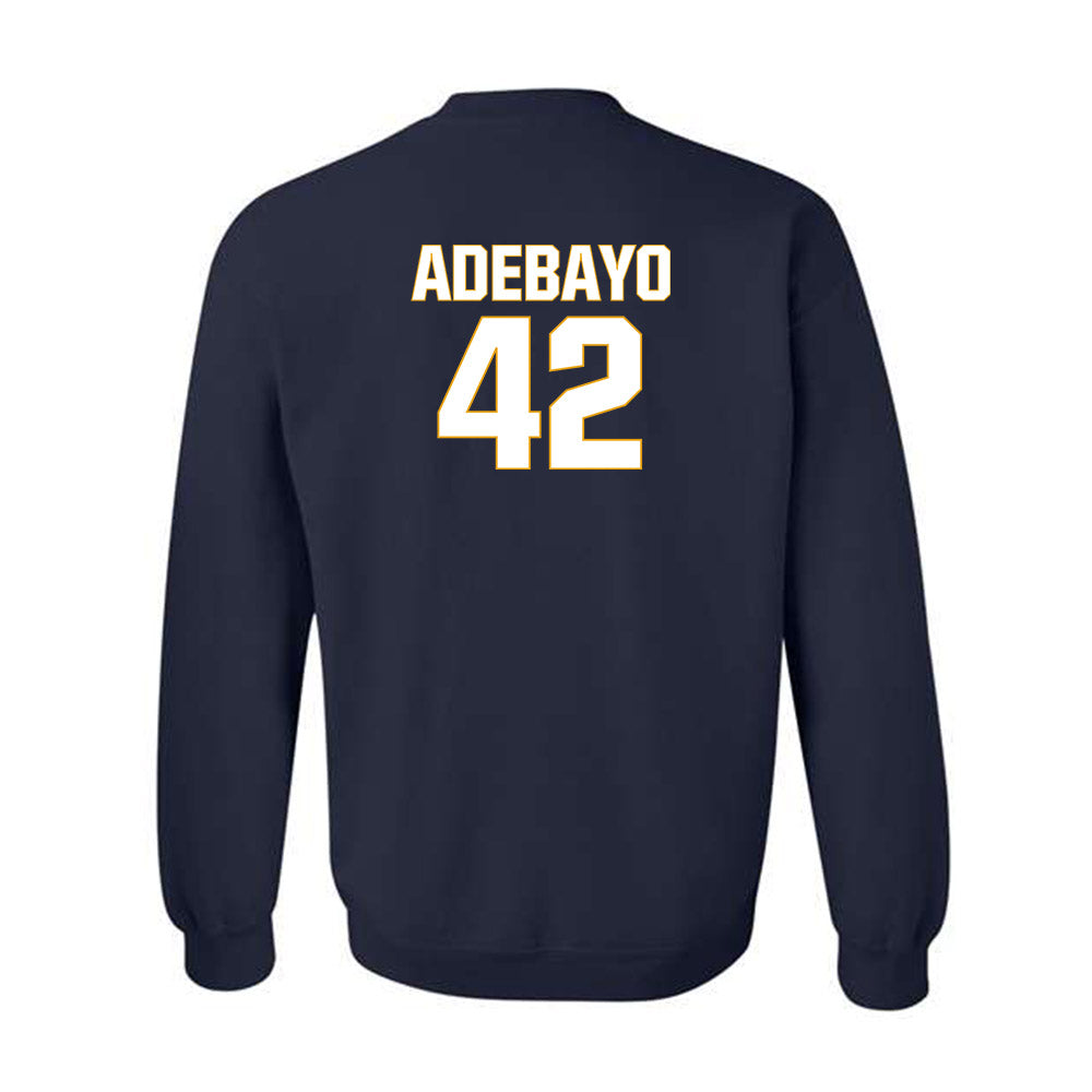 West Virginia - NCAA Football : Alex Adebayo - Fashion Shersey Crewneck Sweatshirt-1
