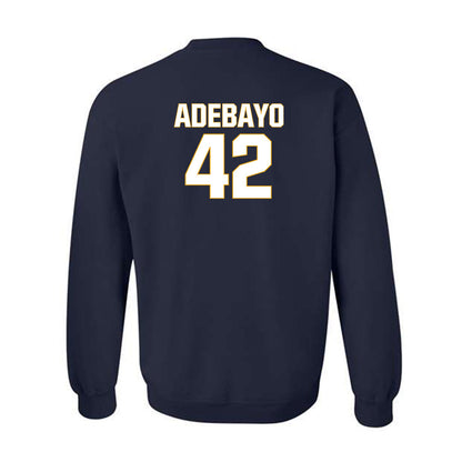 West Virginia - NCAA Football : Alex Adebayo - Fashion Shersey Crewneck Sweatshirt-1