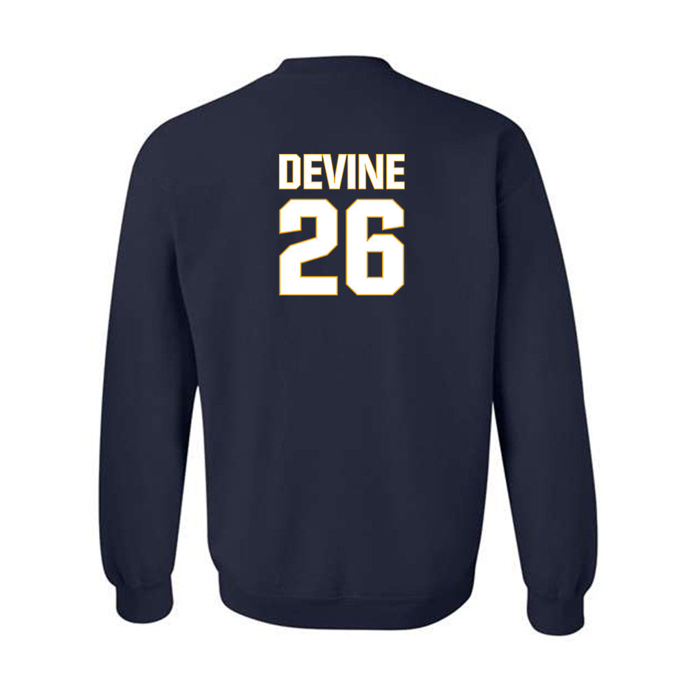 West Virginia - NCAA Football : Andre Devine - Fashion Shersey Crewneck Sweatshirt-1