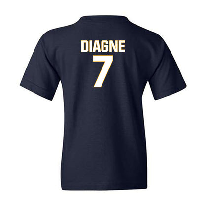 West Virginia - NCAA Football : Chams Diagne - Fashion Shersey Youth T-Shirt-1
