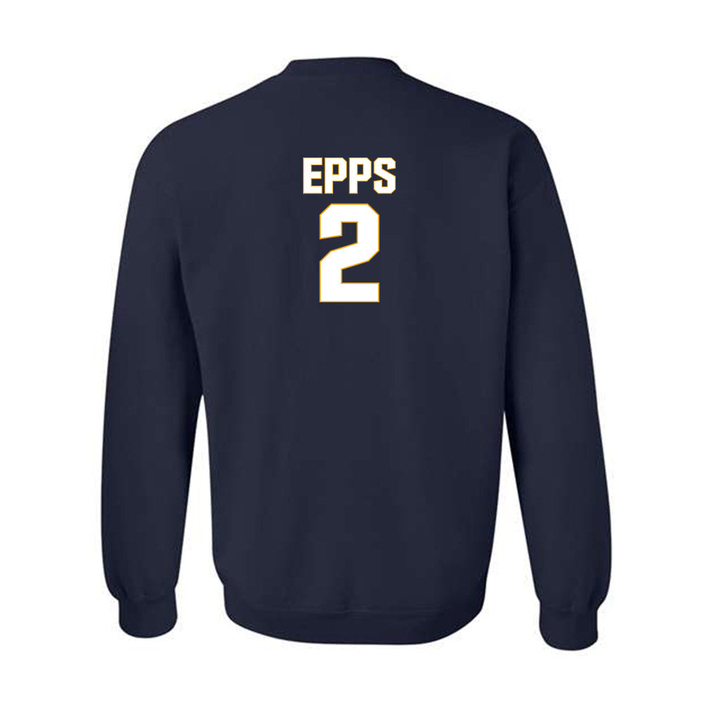 West Virginia - NCAA Football : DJ Epps - Fashion Shersey Crewneck Sweatshirt-1