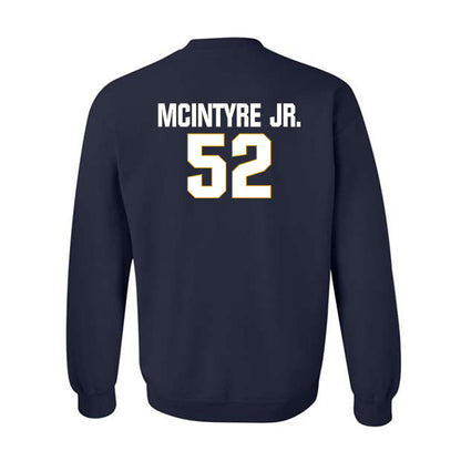 West Virginia - NCAA Football : Corey McIntyre Jr. - Fashion Shersey Crewneck Sweatshirt-1