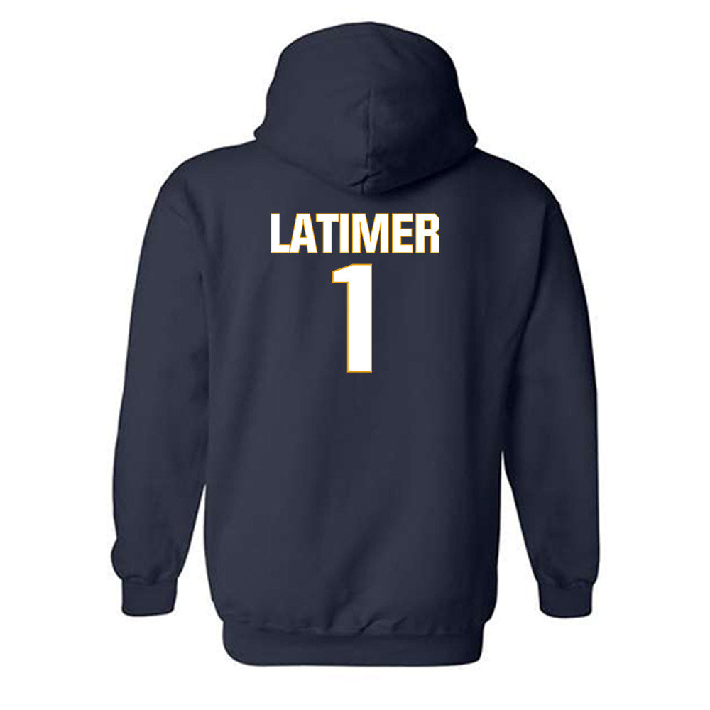 West Virginia - NCAA Football : Amari Latimer - Fashion Shersey Hooded Sweatshirt-1