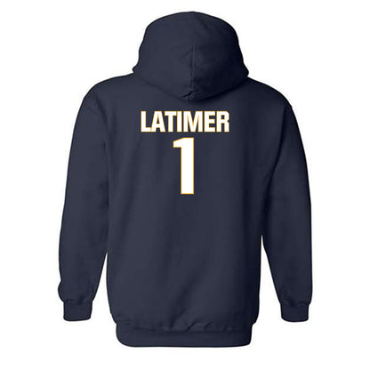 West Virginia - NCAA Football : Amari Latimer - Fashion Shersey Hooded Sweatshirt-1