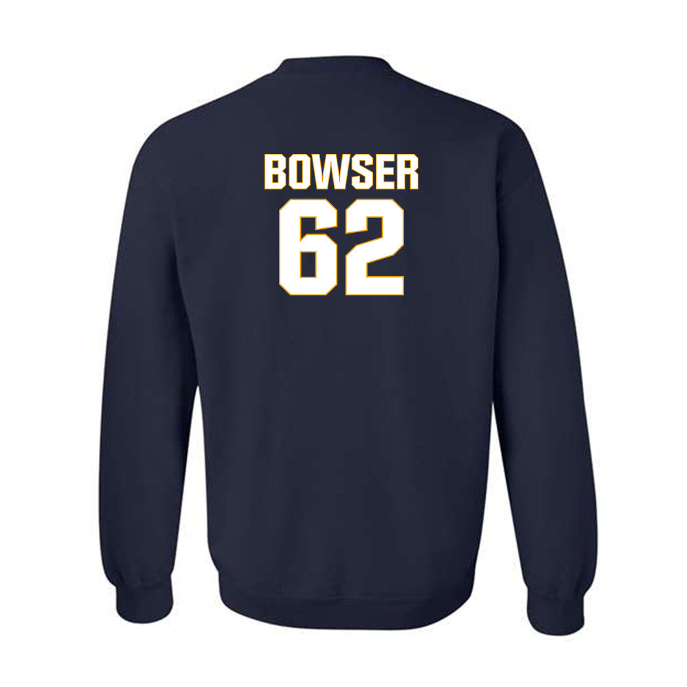West Virginia - NCAA Football : Phillip Bowser - Fashion Shersey Crewneck Sweatshirt-1
