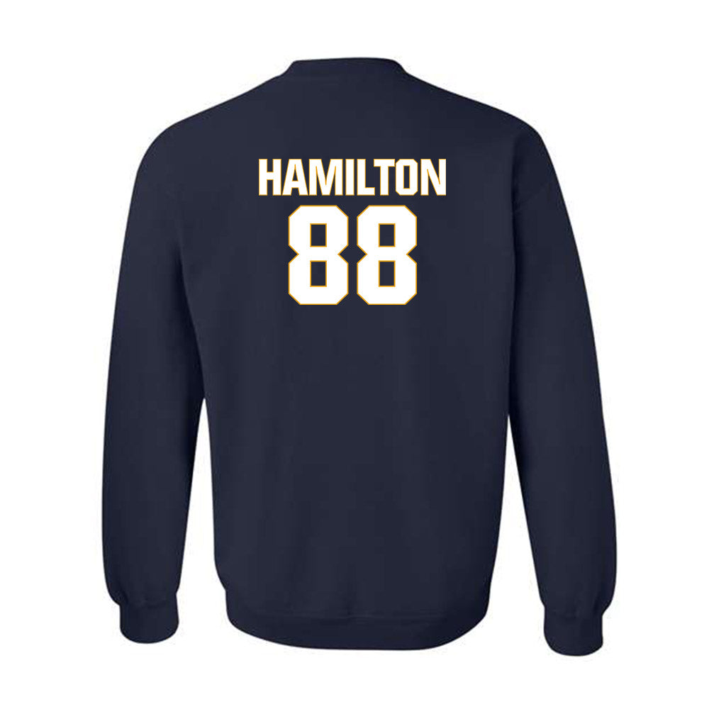 West Virginia - NCAA Football : Sam Hamilton - Fashion Shersey Crewneck Sweatshirt-1