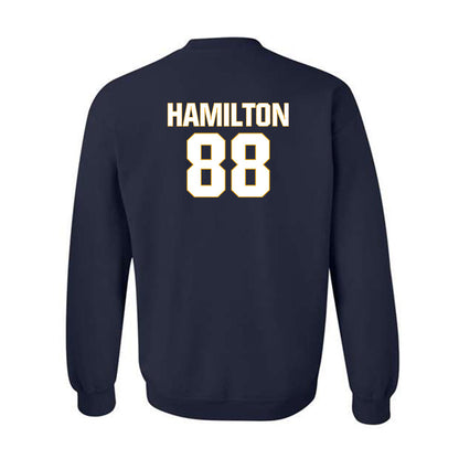 West Virginia - NCAA Football : Sam Hamilton - Fashion Shersey Crewneck Sweatshirt-1