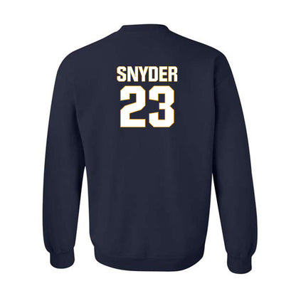 West Virginia - NCAA Football : Emory Snyder - Fashion Shersey Crewneck Sweatshirt-1