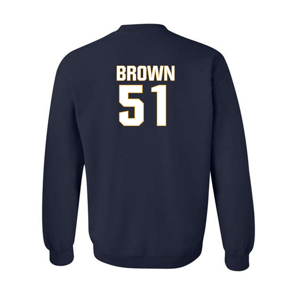 West Virginia - NCAA Football : Taylor Brown - Fashion Shersey Crewneck Sweatshirt-1
