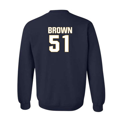 West Virginia - NCAA Football : Taylor Brown - Fashion Shersey Crewneck Sweatshirt-1