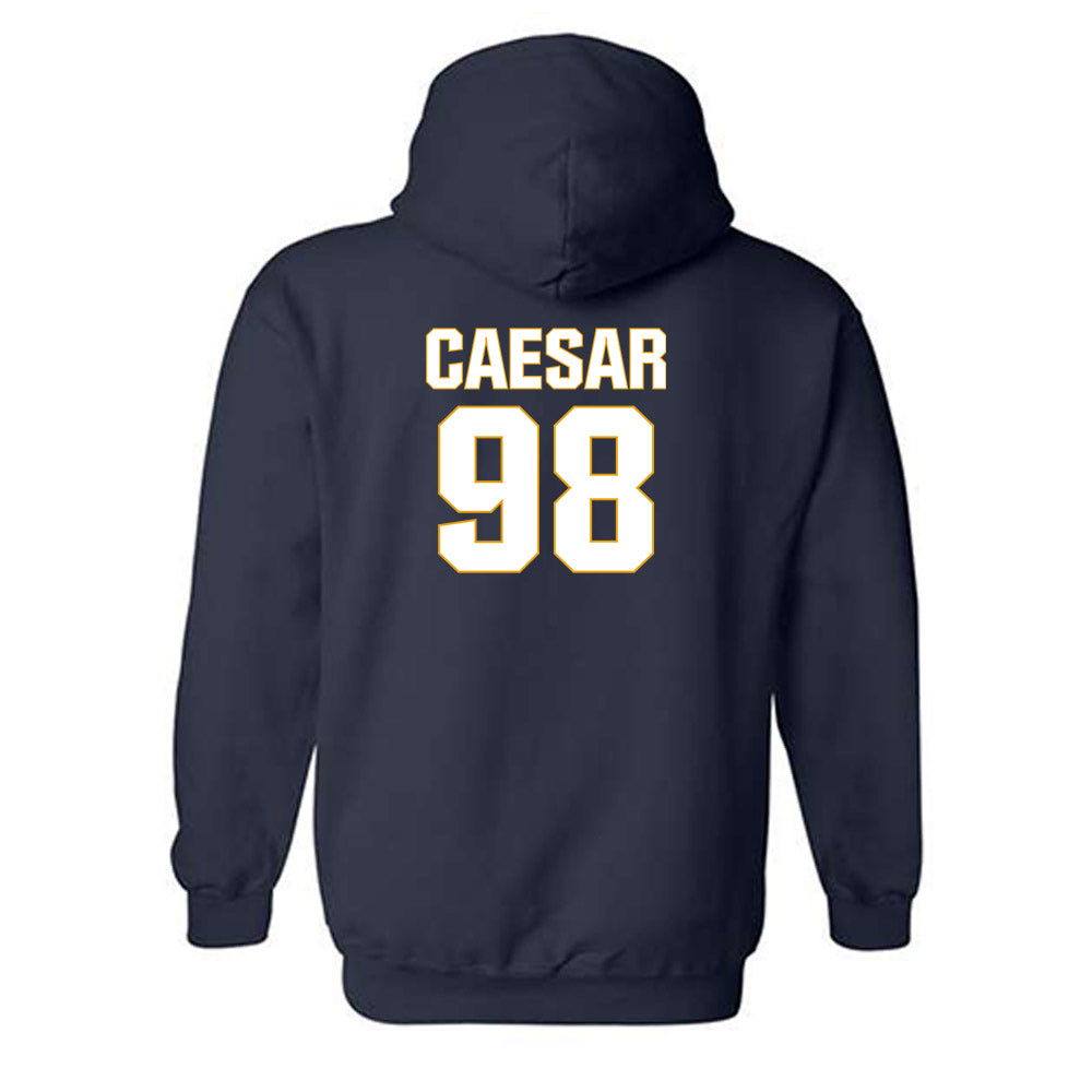 West Virginia - NCAA Football : Brandon Caesar - Fashion Shersey Hooded Sweatshirt-1