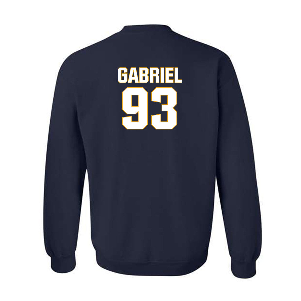 West Virginia - NCAA Football : Nate Gabriel - Fashion Shersey Crewneck Sweatshirt-1