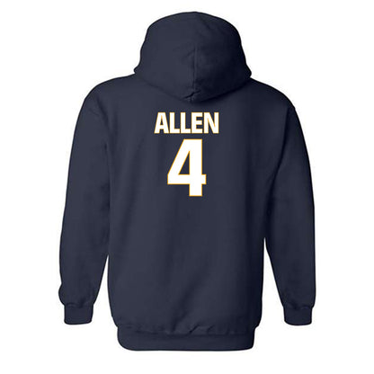 West Virginia - NCAA Football : Da'Mun Allen - Fashion Shersey Hooded Sweatshirt-1