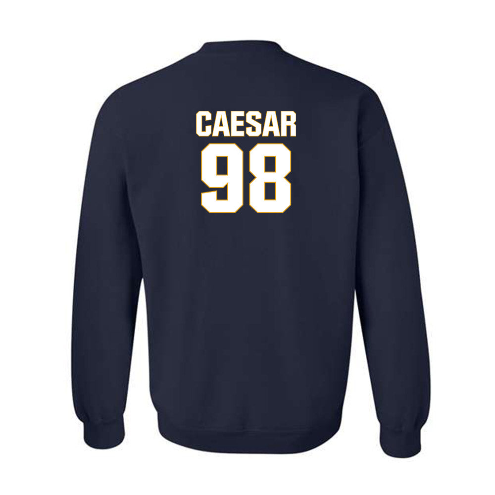West Virginia - NCAA Football : Brandon Caesar - Fashion Shersey Crewneck Sweatshirt-1