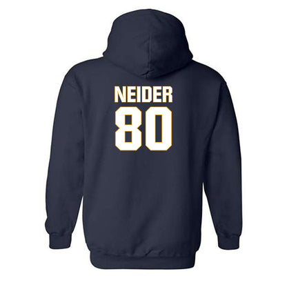 West Virginia - NCAA Football : John Neider - Fashion Shersey Hooded Sweatshirt-1