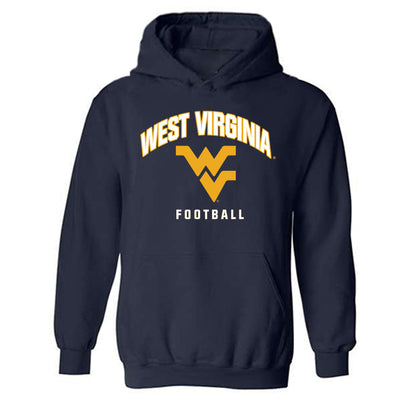 West Virginia - NCAA Football : Andrew Powdrell - Fashion Shersey Hooded Sweatshirt-0