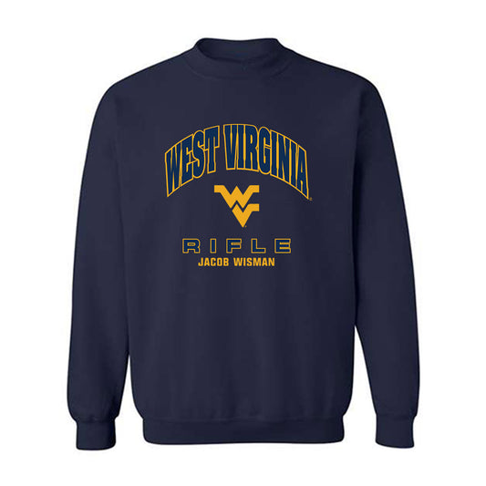 West Virginia - NCAA Rifle : Jacob Wisman - Fashion Shersey Crewneck Sweatshirt-0