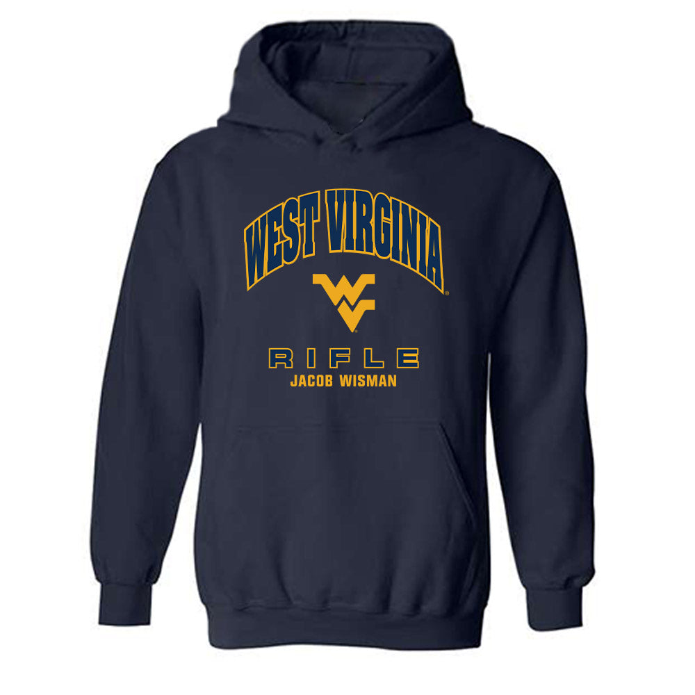 West Virginia - NCAA Rifle : Jacob Wisman - Fashion Shersey Hooded Sweatshirt-0