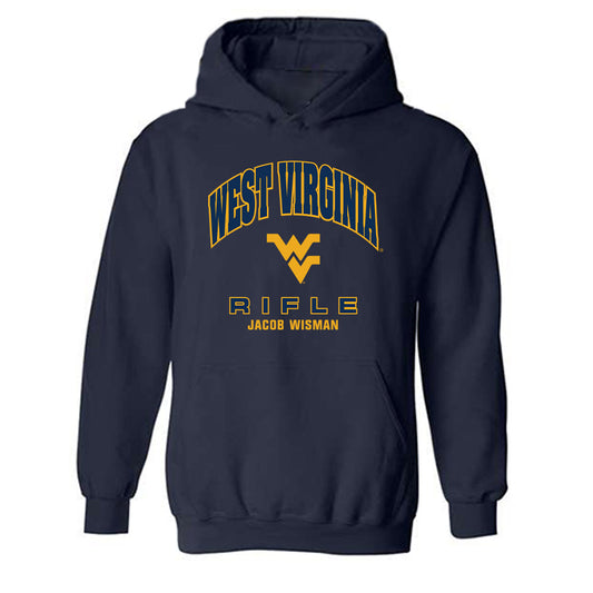West Virginia - NCAA Rifle : Jacob Wisman - Fashion Shersey Hooded Sweatshirt-0
