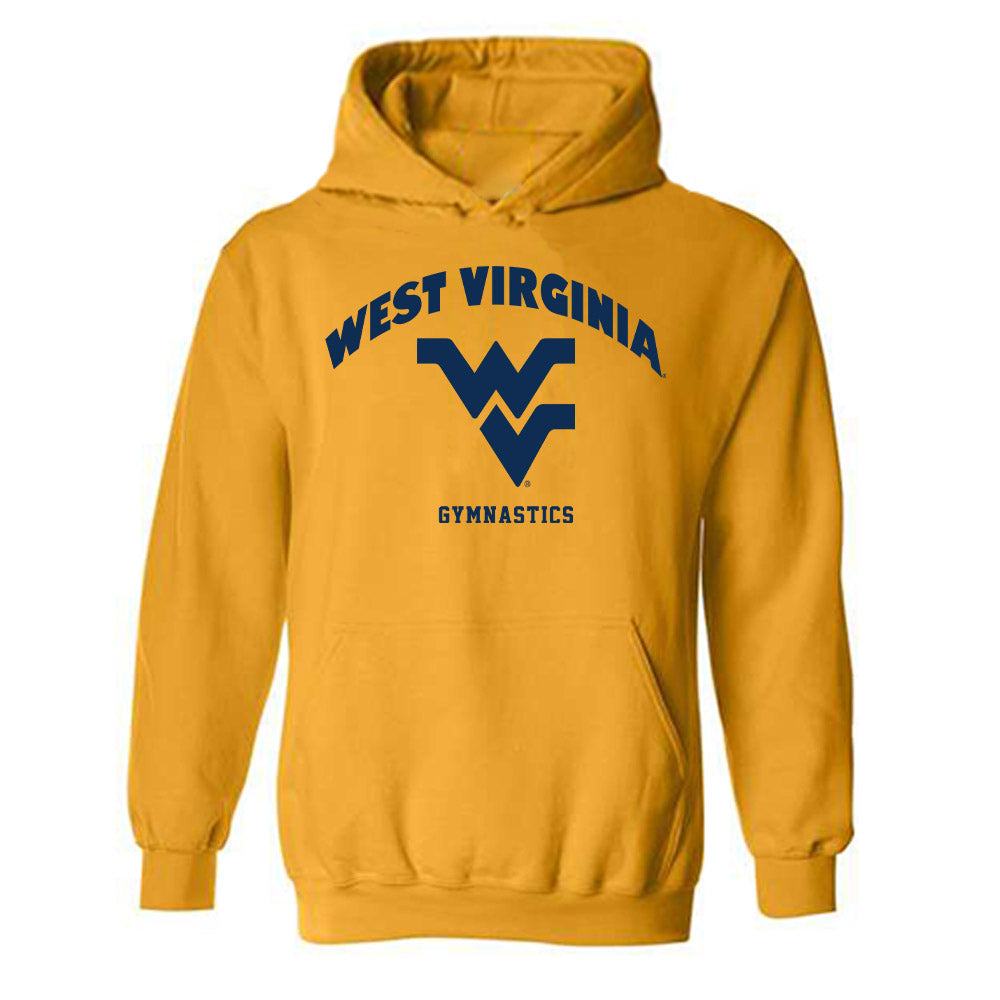 West Virginia - NCAA Women's Gymnastics : Brooke Irwin - Fashion Shersey Hooded Sweatshirt-0