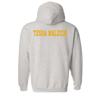 West Virginia - NCAA Women's Rowing : Tessa Naldzin - Fashion Shersey Hooded Sweatshirt-1
