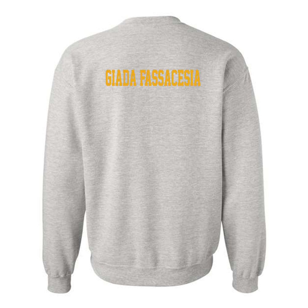West Virginia - NCAA Women's Rowing : Giada Fassacesia - Fashion Shersey Crewneck Sweatshirt-1