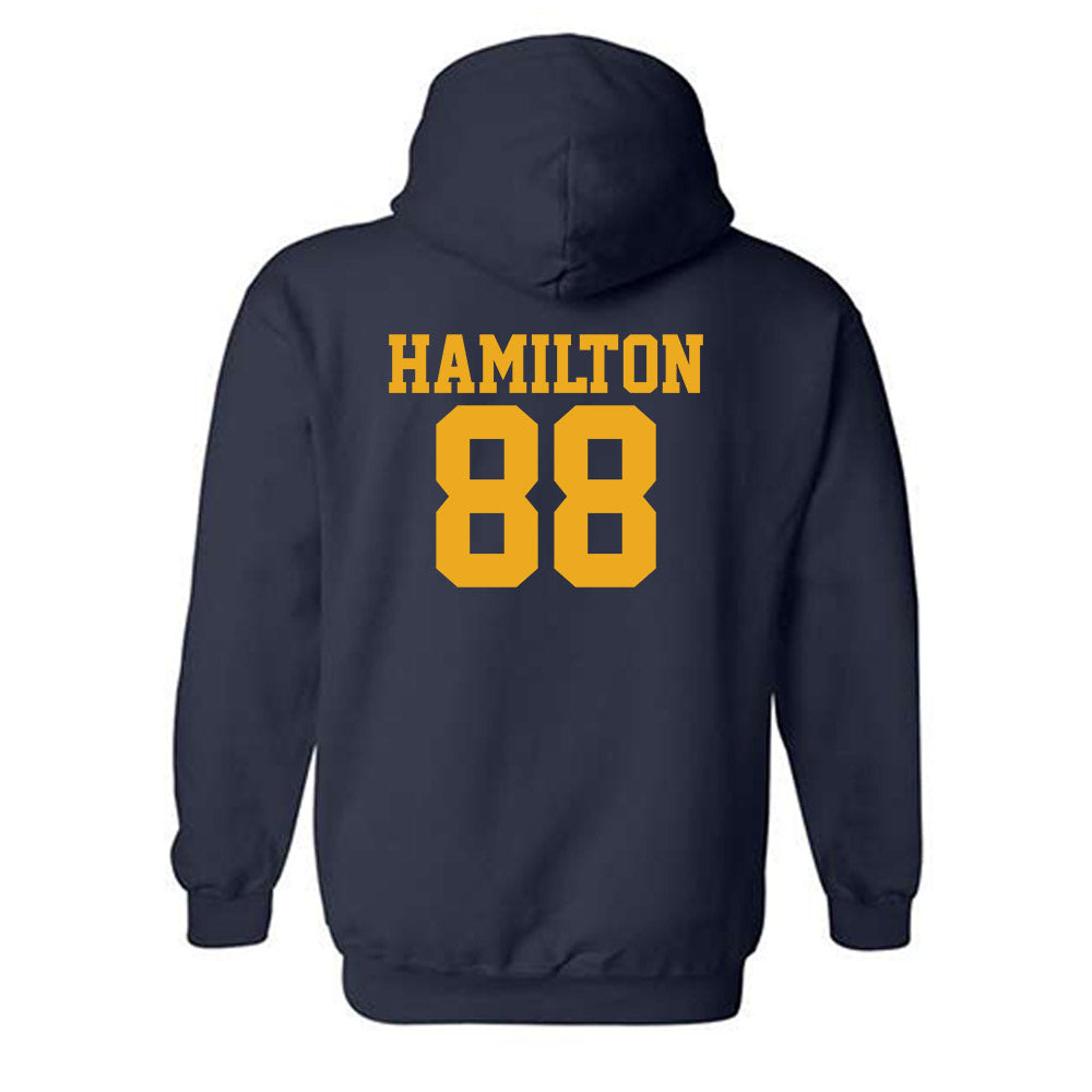 West Virginia - NCAA Football : Sam Hamilton - Fashion Shersey Hooded Sweatshirt-1