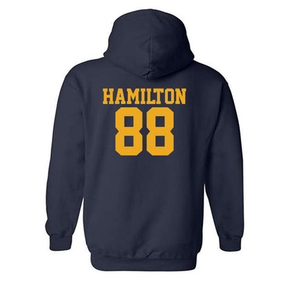 West Virginia - NCAA Football : Sam Hamilton - Fashion Shersey Hooded Sweatshirt-1