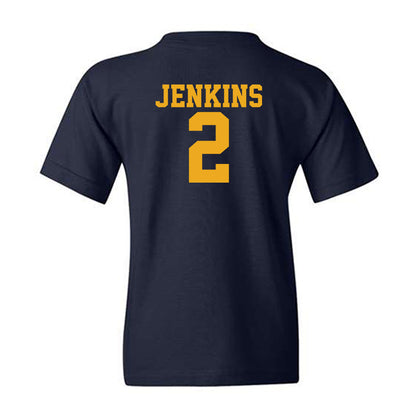 West Virginia - NCAA Men's Basketball : Amir Jenkins - Fashion Shersey Youth T-Shirt-1