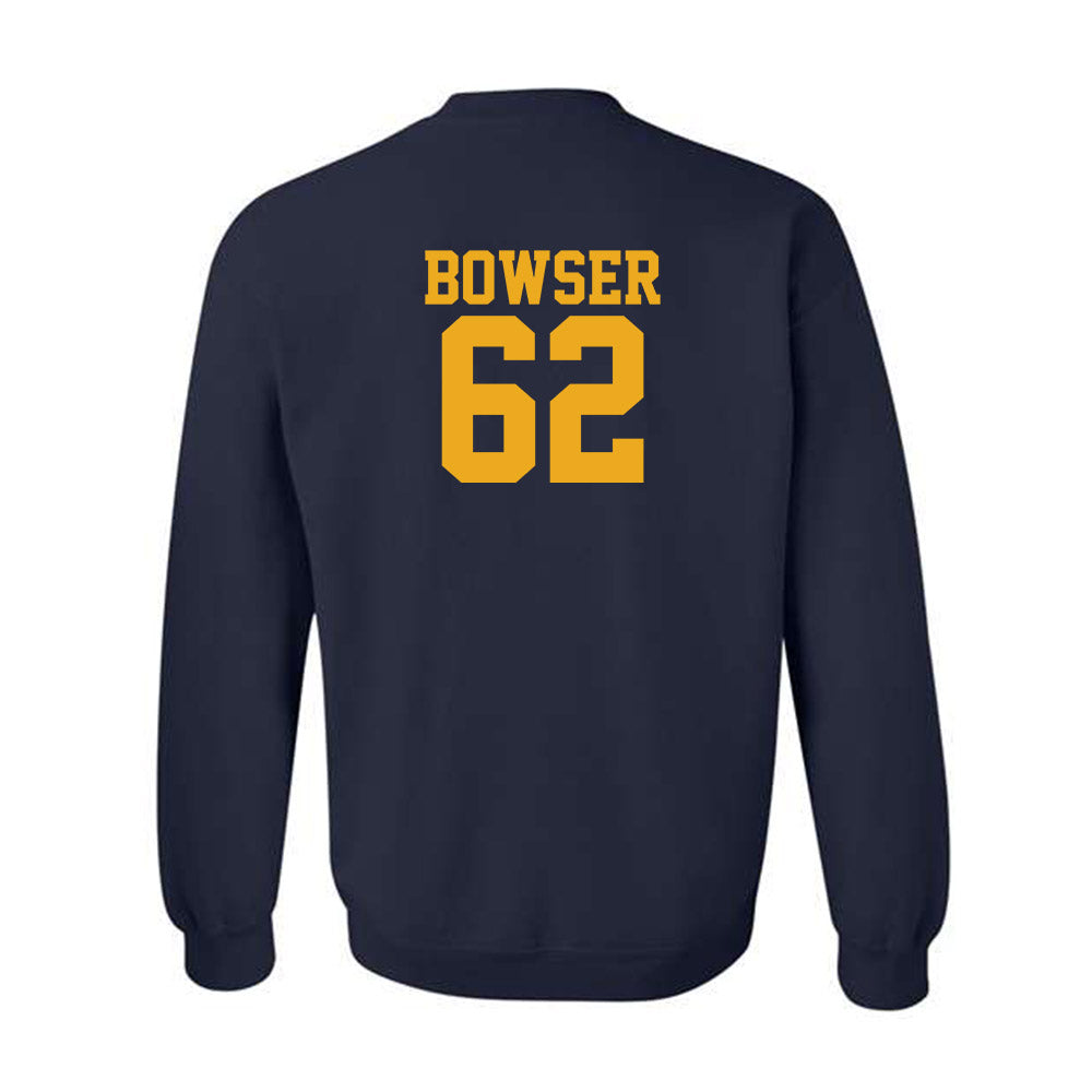 West Virginia - NCAA Football : Phillip Bowser - Fashion Shersey Crewneck Sweatshirt-1