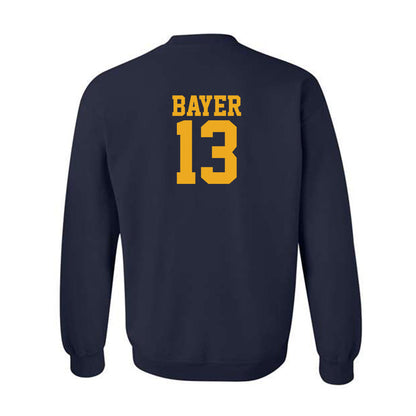 West Virginia - NCAA Men's Soccer : Steel Bayer - Fashion Shersey Crewneck Sweatshirt-1