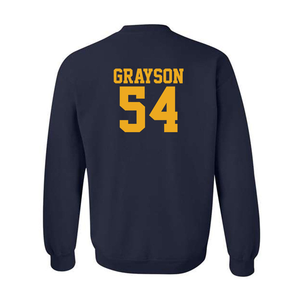 West Virginia - NCAA Football : Amare Grayson - Fashion Shersey Crewneck Sweatshirt-1