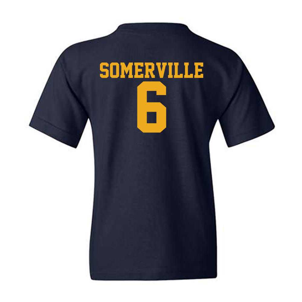 West Virginia - NCAA Men's Basketball : Martin Somerville - Fashion Shersey Youth T-Shirt-1