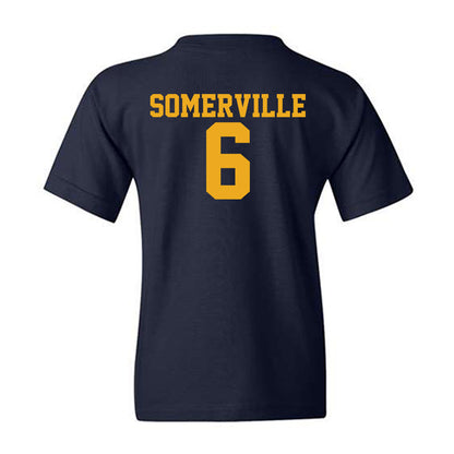 West Virginia - NCAA Men's Basketball : Martin Somerville - Fashion Shersey Youth T-Shirt-1