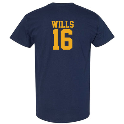 West Virginia - NCAA Baseball : Brock Wills - Fashion Shersey T-Shirt-1