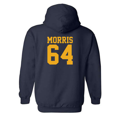 West Virginia - NCAA Football : Rhett Morris - Fashion Shersey Hooded Sweatshirt-1