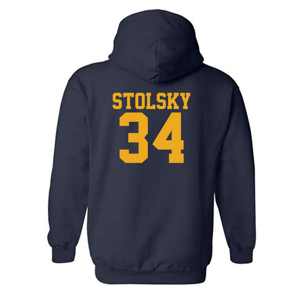 West Virginia - NCAA Football : Tyler Stolsky - Fashion Shersey Hooded Sweatshirt-1