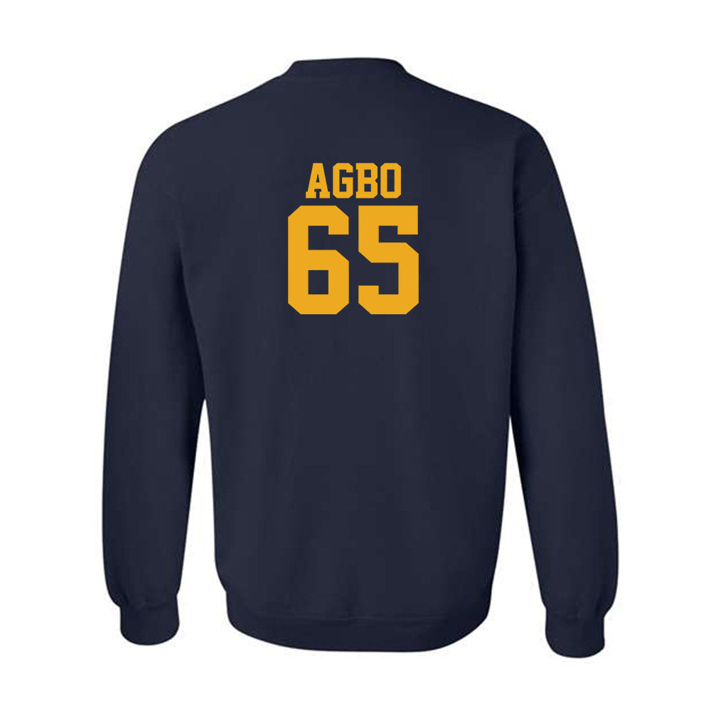 West Virginia - NCAA Football : Malik Agbo - Fashion Shersey Crewneck Sweatshirt-1