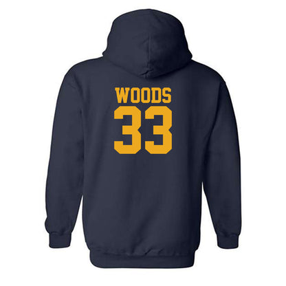 West Virginia - NCAA Football : Ashton Woods - Fashion Shersey Hooded Sweatshirt-1