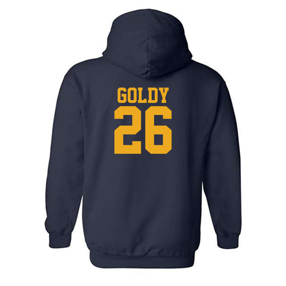 West Virginia - NCAA Baseball : Sean Goldy - Fashion Shersey Hooded Sweatshirt-1