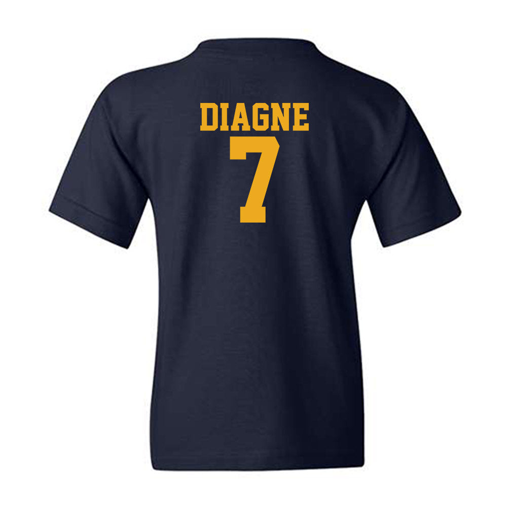 West Virginia - NCAA Football : Chams Diagne - Fashion Shersey Youth T-Shirt-1