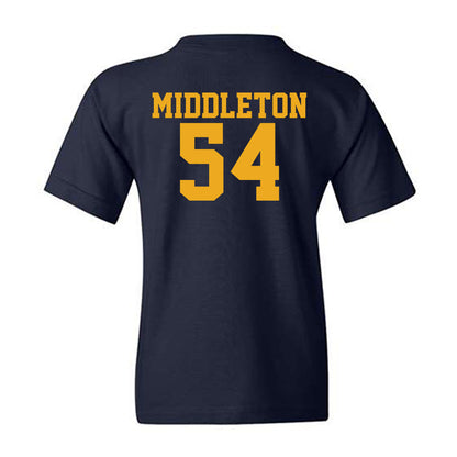 West Virginia - NCAA Baseball : Andrew Middleton - Fashion Shersey Youth T-Shirt-1