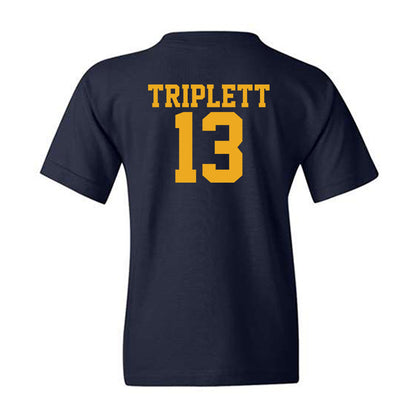 West Virginia - NCAA Football : Kedrick Triplett - Fashion Shersey Youth T-Shirt-1