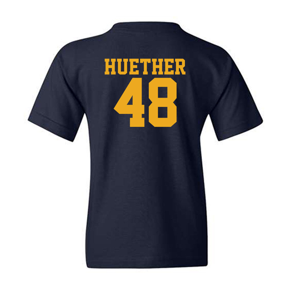 West Virginia - NCAA Baseball : JT Huether - Fashion Shersey Youth T-Shirt-1