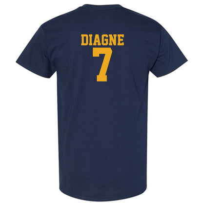 West Virginia - NCAA Football : Chams Diagne - Fashion Shersey T-Shirt-1