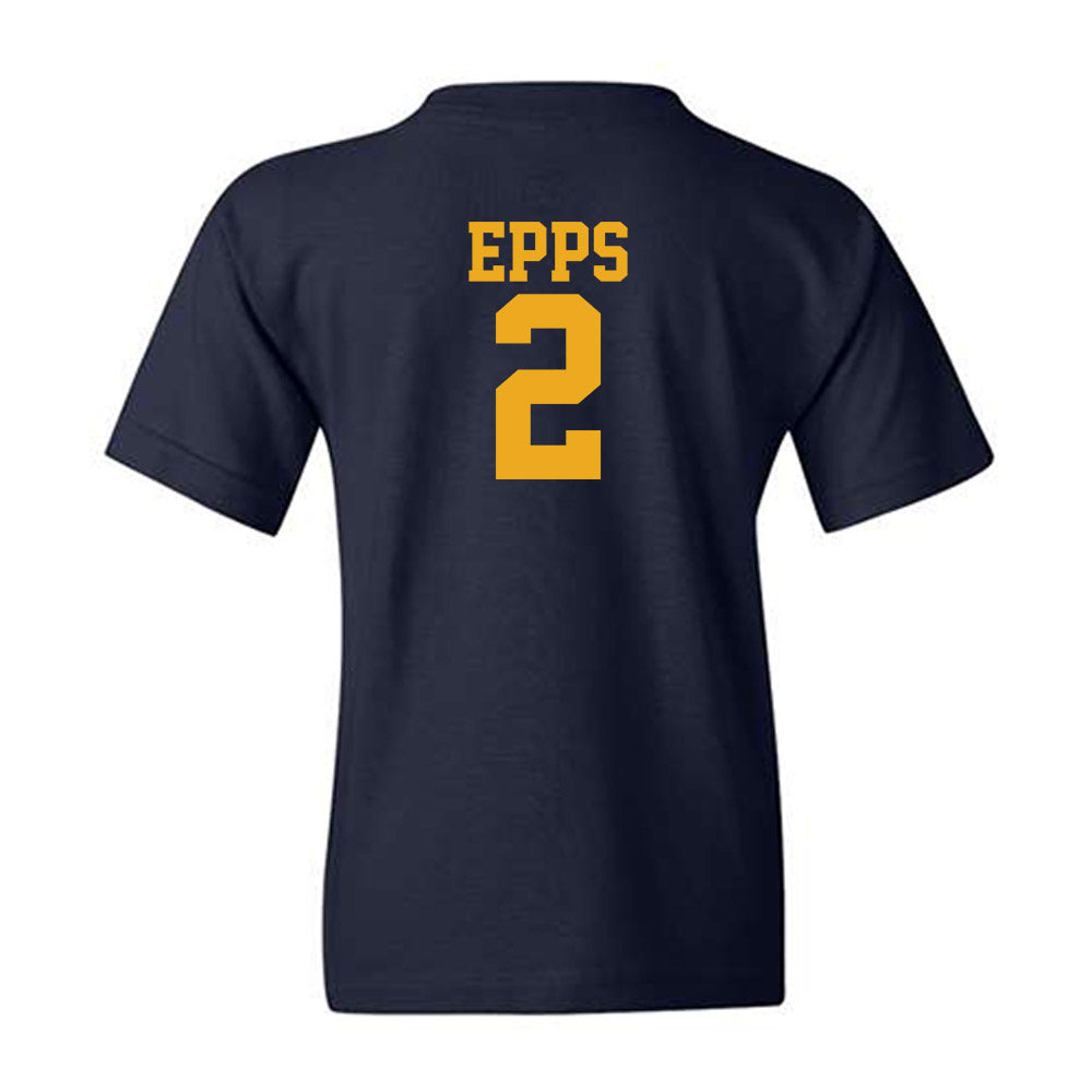 West Virginia - NCAA Football : DJ Epps - Fashion Shersey Youth T-Shirt-1
